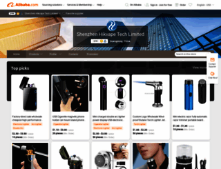hikvape.en.alibaba.com screenshot