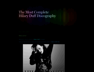 hilaryduffdiscography.webs.com screenshot