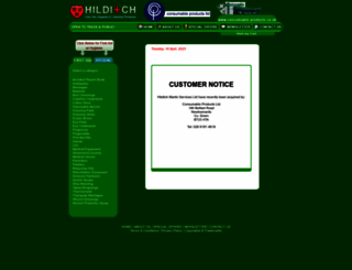 hilditch.com screenshot