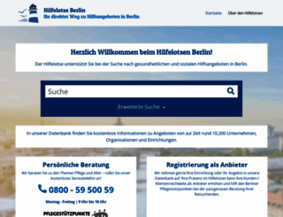 hilfelotse-berlin.de screenshot