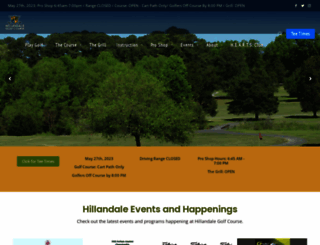 hillandalegolf.com screenshot