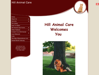 hillanimalcare.com screenshot