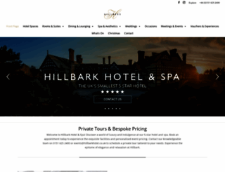 hillbarkhotel.co.uk screenshot