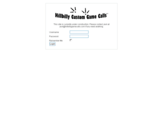 hillbillygamecalls.com screenshot
