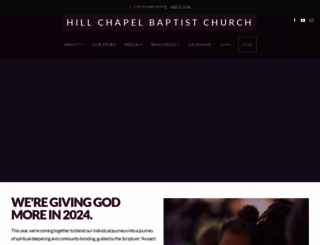 hillchapelathens.org screenshot