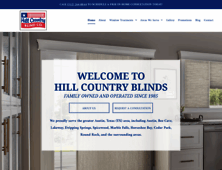 hillcountryblinds.com screenshot