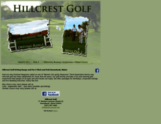 hillcrestgolf.net screenshot