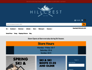 hillcrestsports.com screenshot