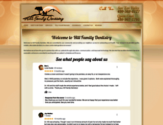 hillfamilydentistry.com screenshot