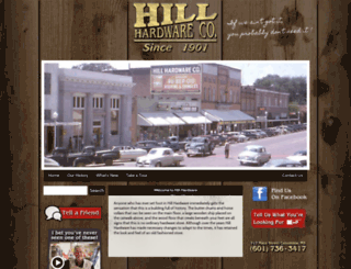 hillhardware.com screenshot