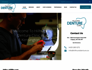 hillhurstdenture.com screenshot