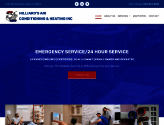 hilliardsairandheat.com screenshot