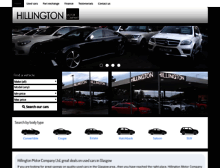 hillington-motorcompany.co.uk screenshot