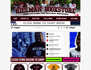 hillmanbookstore.com screenshot