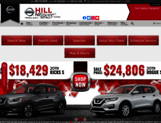 hillnissan.com screenshot