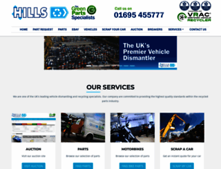 hills-motors.co.uk screenshot