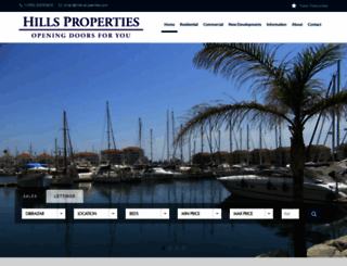 hills-properties.com screenshot
