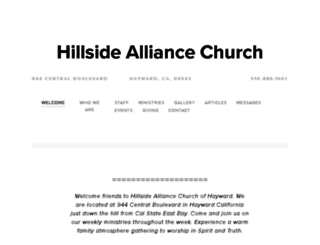hillside-alliance.squarespace.com screenshot