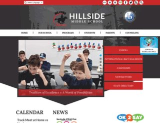 hillside.northvilleschools.org screenshot