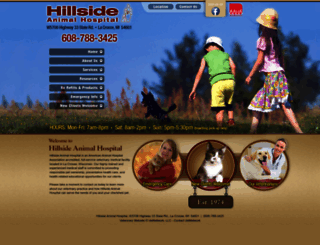 hillsideanimalhospitallax.com screenshot