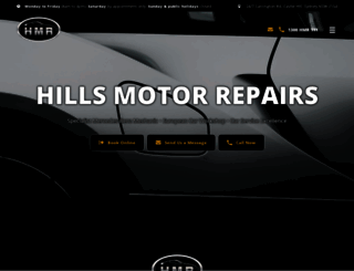 hillsmotorrepairs.com.au screenshot