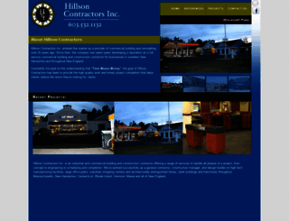 hillsoncontractors.com screenshot