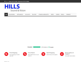 hillsradio.co.uk screenshot