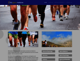 hillssportsmedicine.com.au screenshot