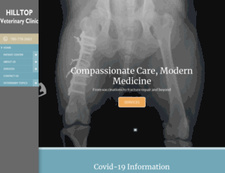 hilltopvet.com screenshot