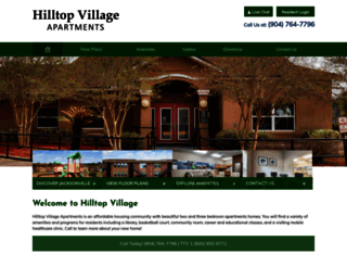 hilltopvillageapartments.com screenshot