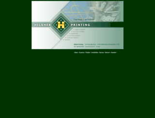 hilsherprinting.com screenshot