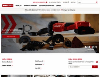 hilti.com.tr screenshot