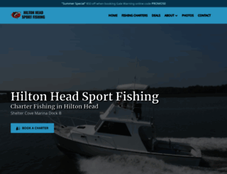 hiltonheadislandcharterfishing.com screenshot
