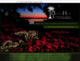 hiltonheadlandscapes.com screenshot