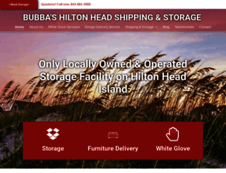 hiltonheadshippingandstorage.com screenshot