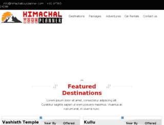 himachaltourplanner.com screenshot