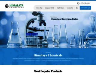 himalayachemicals.com screenshot