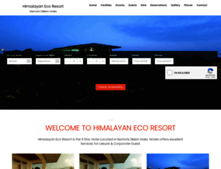 himalayan-eco-resort-namchi.wchotels.com screenshot