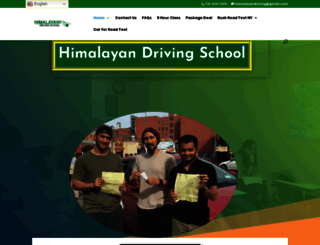 himalayandrivingschool.com screenshot