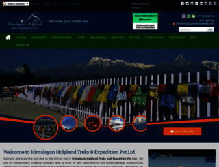himalayanholylandtreks.com screenshot