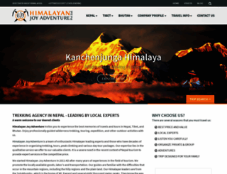 himalayanjoy.com screenshot
