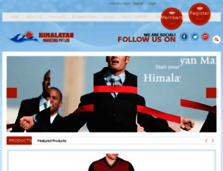 himalayanmarketing.com screenshot