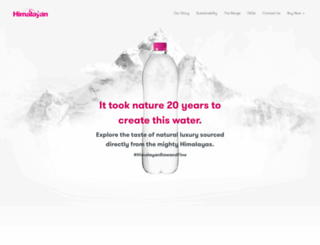 himalayanmineralwater.com screenshot