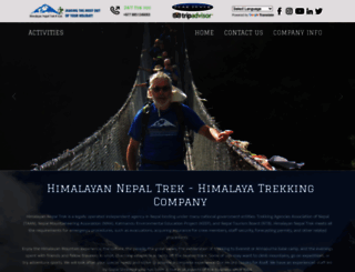 himalayannepaltrek.com screenshot