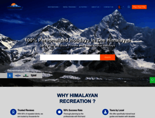 himalayanrecreation.com screenshot