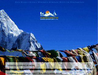 himalayansherpaadventure.com screenshot