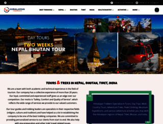 himalayantrekkers.com screenshot