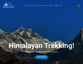 himalayantrekking.com screenshot