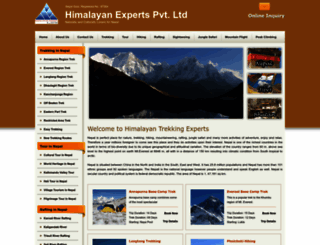 himalayantrekkingexperts.com screenshot