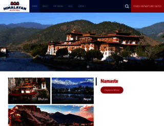 himalayantrektour.com screenshot